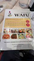 Wafu menu