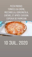 Le Quart A Pizza Food Truck menu