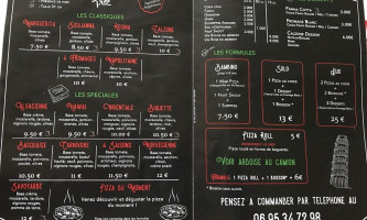 La Tour De Pizz menu