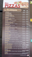 Planet Pizza menu