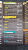 Planet Pizza menu