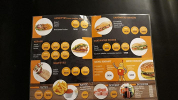 Pop Frites Bully menu