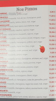 Pizzeria la Sicilia menu