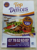 Top Delice Kebab menu