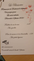 Le Blaiserive menu