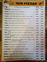 Pizza Roma menu