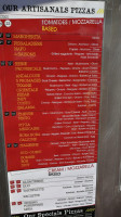 Bob Pizza Doussard menu