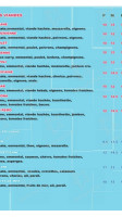 Pronto Pizza menu