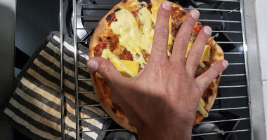 Le Kiosque à Pizzas food