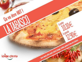 Le Kiosque à Pizzas menu