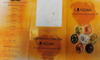 Lingam Café menu