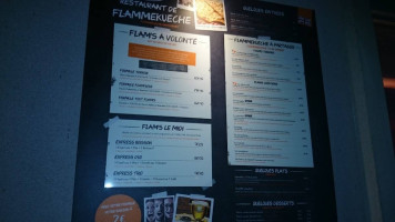 Flam's Erstein Krafft menu