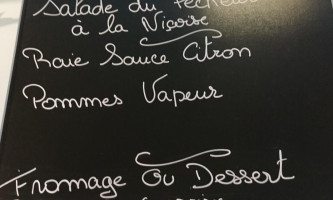 Le Sully menu