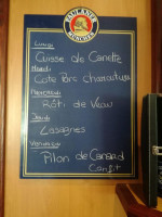 Le Perce Neige menu