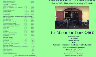Arnold's Winstub menu
