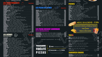 Pizzas Saveurs De Méditérranée menu