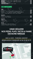 Pizzas Saveurs De Méditérranée menu