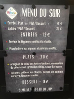 La Fourchette menu