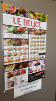 Le Delice Camon menu