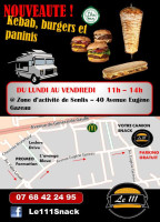 Le 111 menu