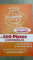 Pizza La Lauréenne menu