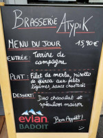 L'atypik menu