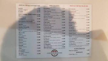 Lou Fougau menu