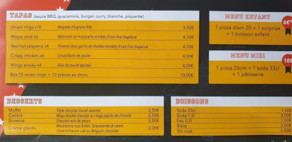 Us Pizza menu