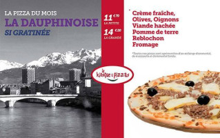 Le Kiosque à Pizzas De Contres menu