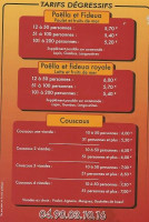 Papaella menu