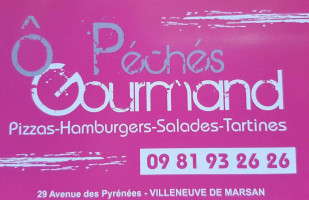 O Peches Gourmand menu