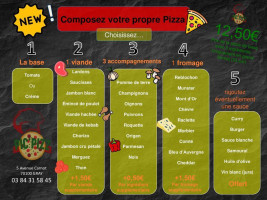 Pic Pizz menu