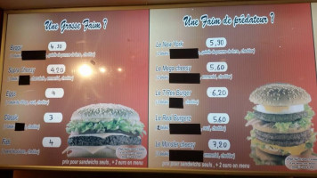 Real Burgerz menu