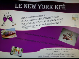 New York Kfe menu