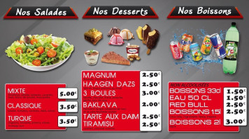 Erkan Express menu