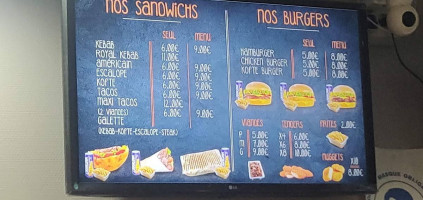 Kapadokya menu