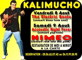 Kalimucho menu