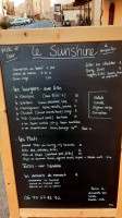 Sunshine Café menu