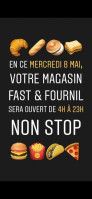 Fast Fournil menu