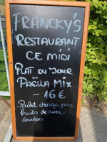 Francky's menu