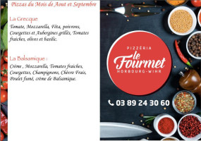 Le Fourmet menu