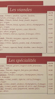 La Dunoise menu