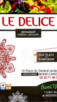 Le Delice Camon menu