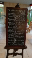 Auberge de L'arrivee menu