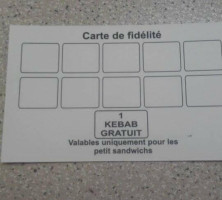 Kebab Istanbul menu