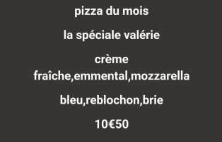 Bella Pizza menu