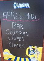 Paradiso Plage (chez Les Filles) menu