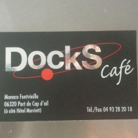 Docks Cafe menu