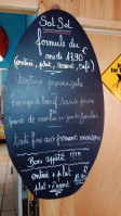 Brasserie Solsol menu