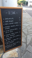 Le Basque Guéthary menu